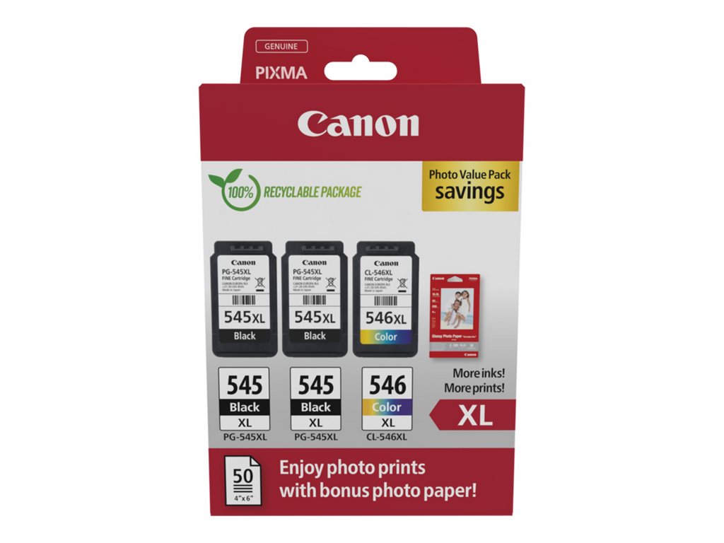 CANON PG-545XL/CL-546XL Tintenpatrone Vorderansicht