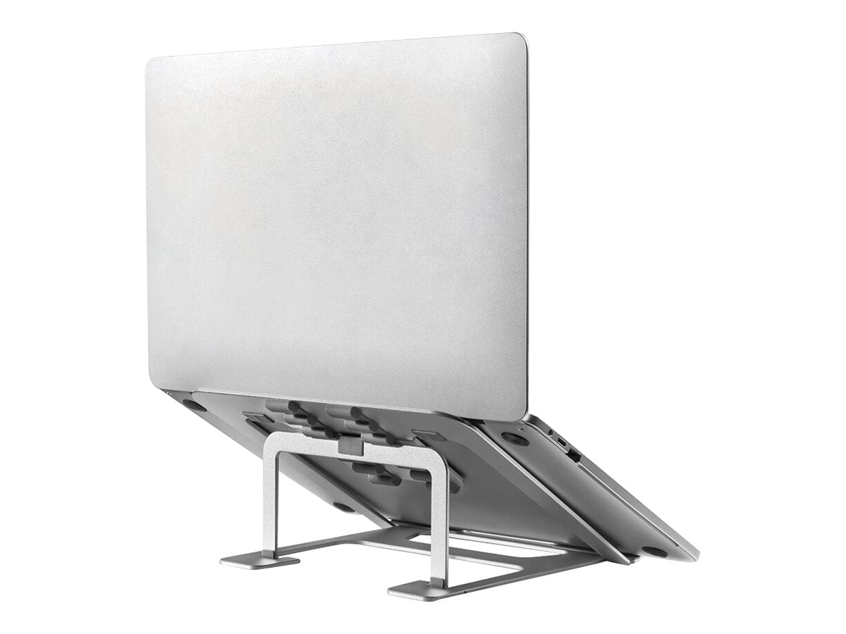 NEOMOUNTS Notebook Desk Stand Ergonomic Silver Seitenansicht