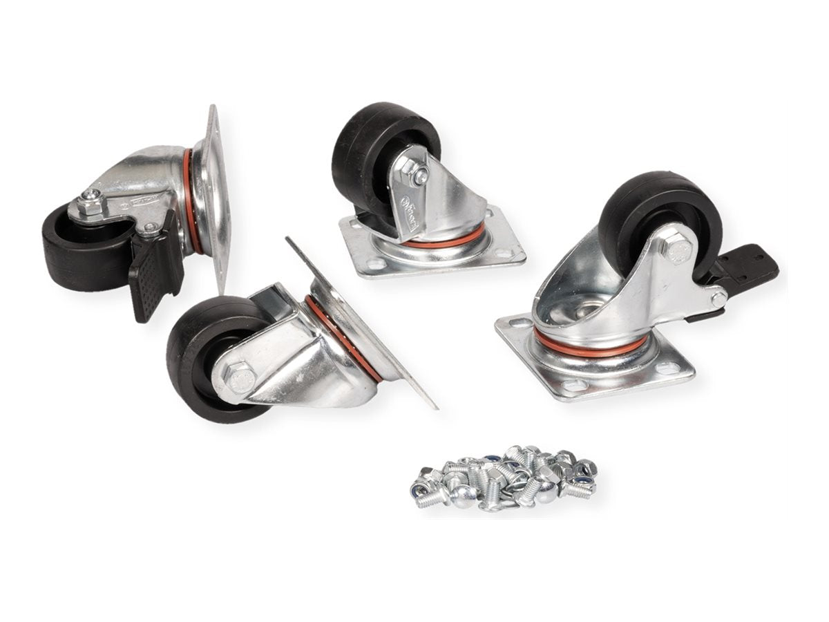 ROLINE Lenkrollen fur Server- und Netzwerkschränke 250 kg