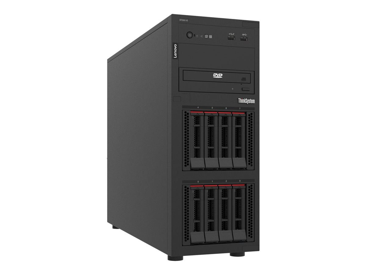 LENOVO ISG Thinksystem ST250 V3 1xIntel Xeon 6353P 8C 2.7GHz 65W 1x32GB 2Rx8 2x960GB SSD RAID 940-8i 4GB Flash PCIe Gen4 12Gb Adapte