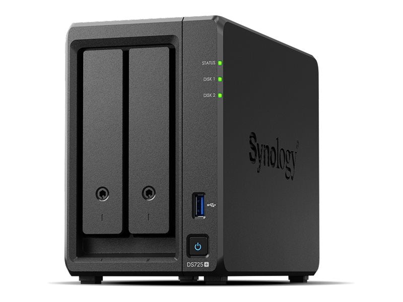 SYNOLOGY DS725+ NAS-Server Vorderansicht