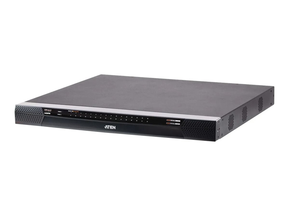 ATEN KN8032VB 32-Port Multi Interface Cat 5 KVM over IP Switch 1 Local 8 Remote Access