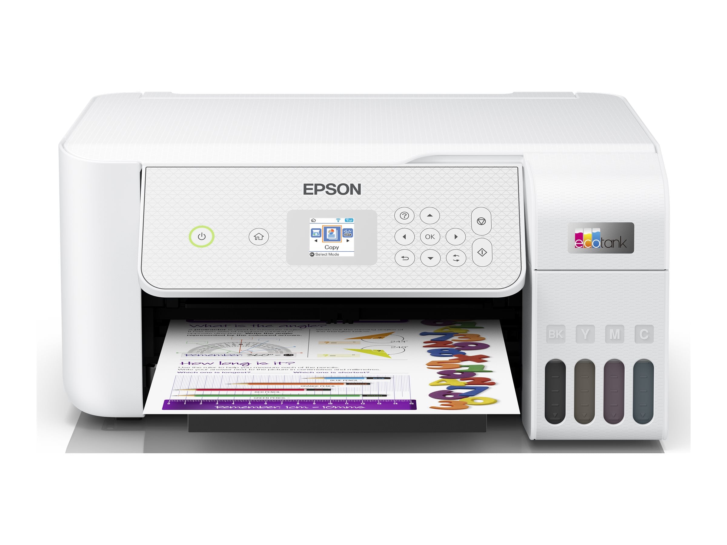 EPSON EcoTank ET-2876 Multifunktionsdrucker Vorderansicht