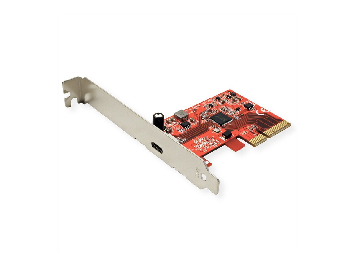 ROLINE PCI-Express-Karte USB 3.2 Gen 2x2 1 Port Typ C Vorderansicht