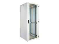 CONTEG RI7 ISeven IT-Schrank 21 HE 600 x 600mm RAL 7035 Lichtgrau