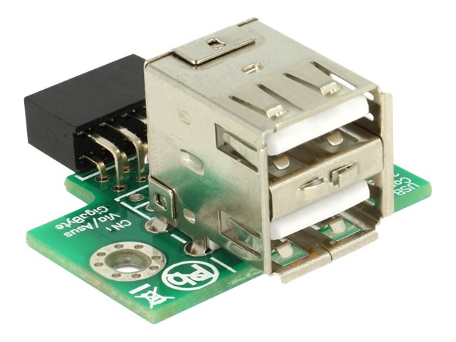 DELOCK USB Pfostenbuchse Vorderansicht