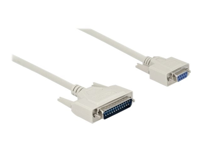 DELOCK Serielles Kabel D-Sub 25 Stecker zu D-Sub 9 Buchse 2m - Verpackung