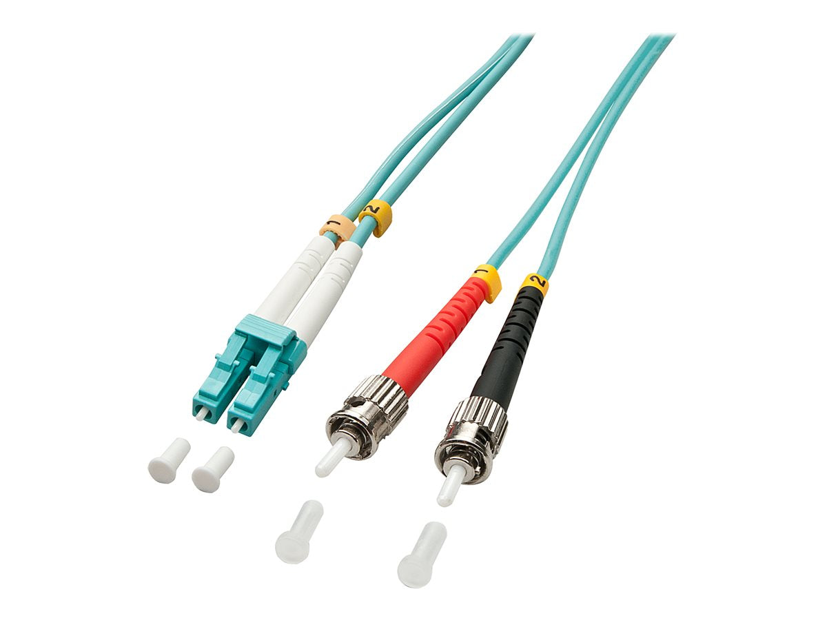 LINDY LWL-Duplexkabel LC/ST OM3 20m - Verpackung