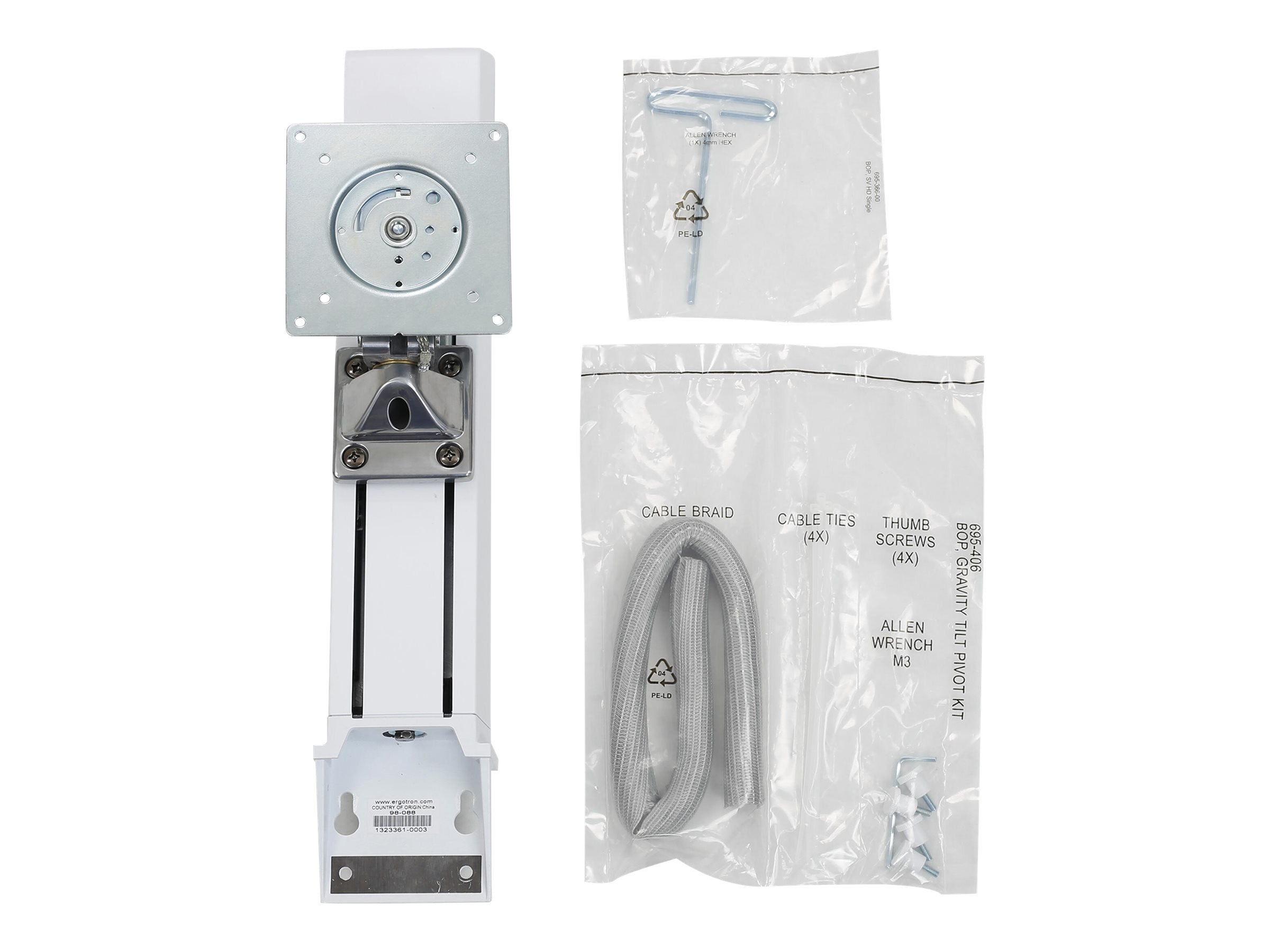 Vorderansicht des ERGOTRON SV HD Monitor Kit