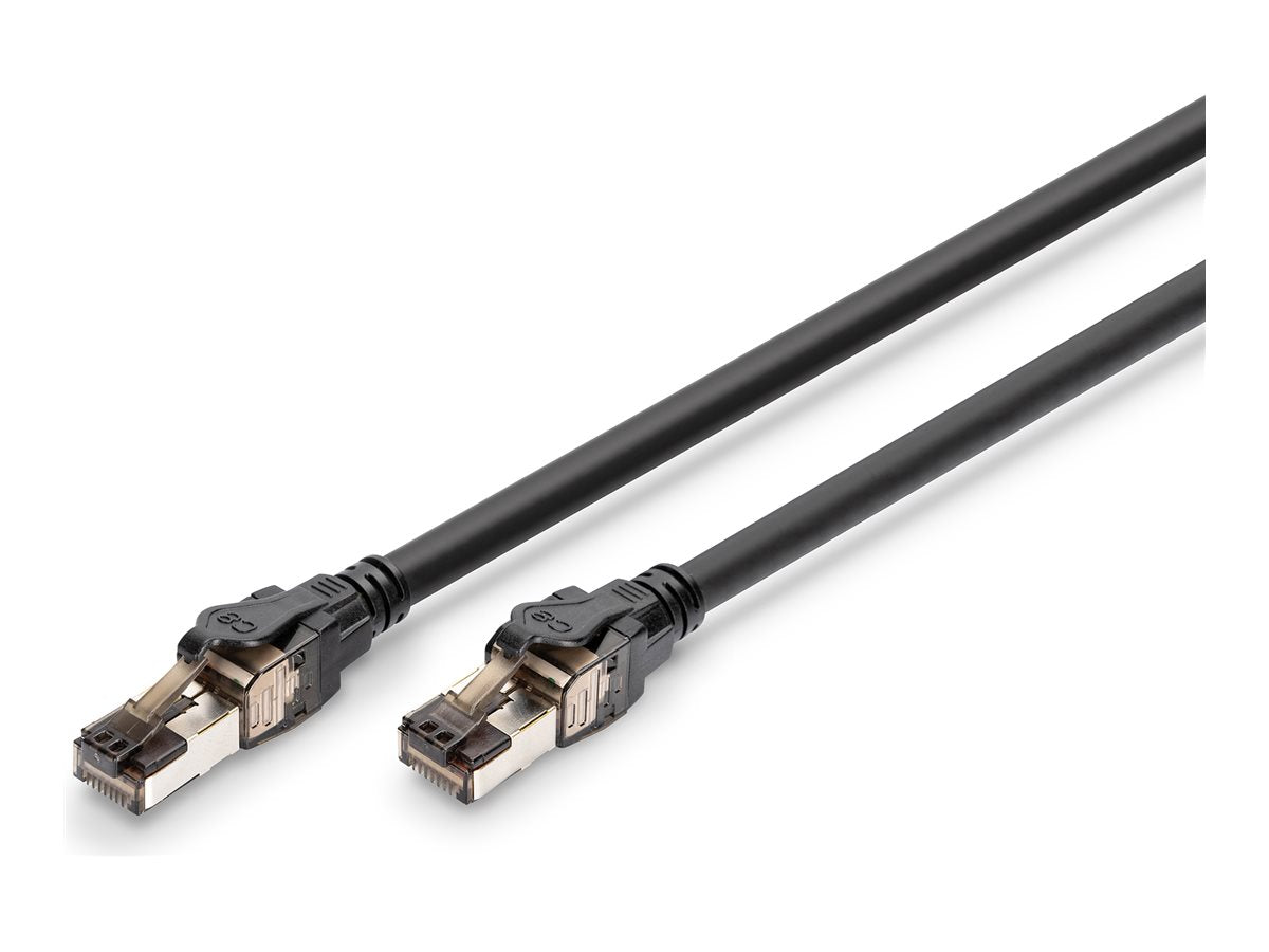 DIGITUS CAT 8.1 S-FTP Patchkabel Cu LSZH AWG 24/7, 3 m, Vorderansicht