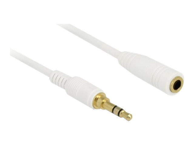 DELOCK Klinkenverlängerungskabel 3,5 mm 3 Pin Stecker zu Buchse 5 m - Verpackung