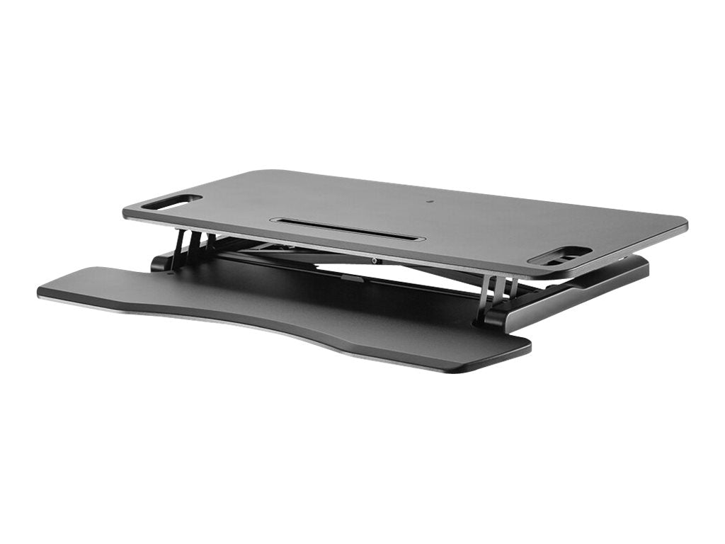NEOMOUNTS NS-WS300BLACK Workstation Seitenansicht