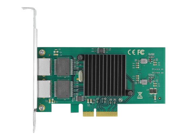 DELOCK PCI Express x4 Karte Vorderansicht