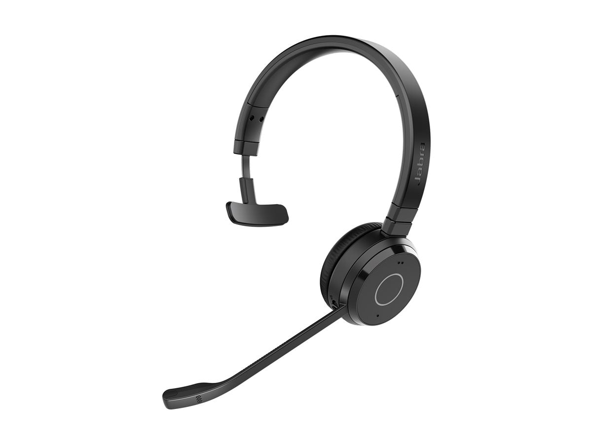JABRA Evolve 65 TE Headset Link 390 Bluetooth Adapter carry pouch user documents USB-C to USB-A cable