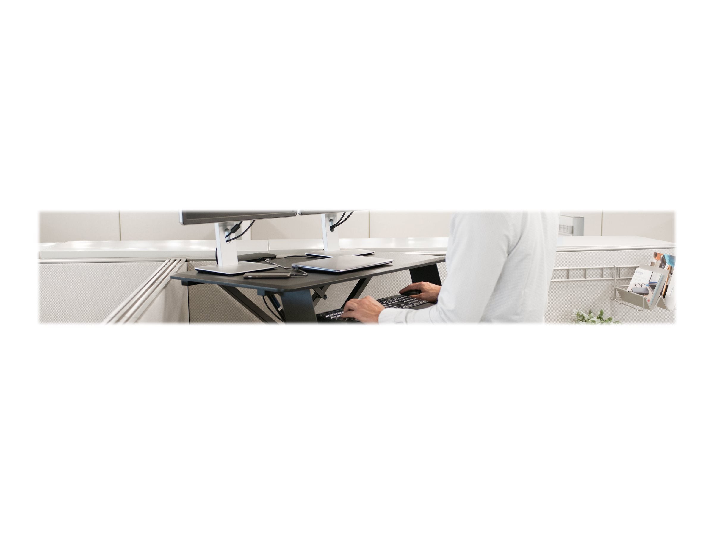 KENSINGTON K52804WW SmartFit Sit Stand Desk Vorderansicht