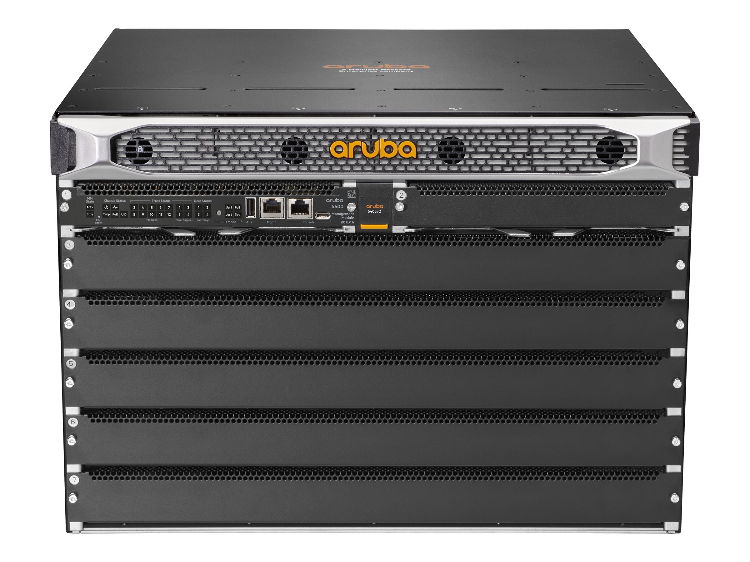HPE Aruba 6405 v2 Switch Vorderansicht