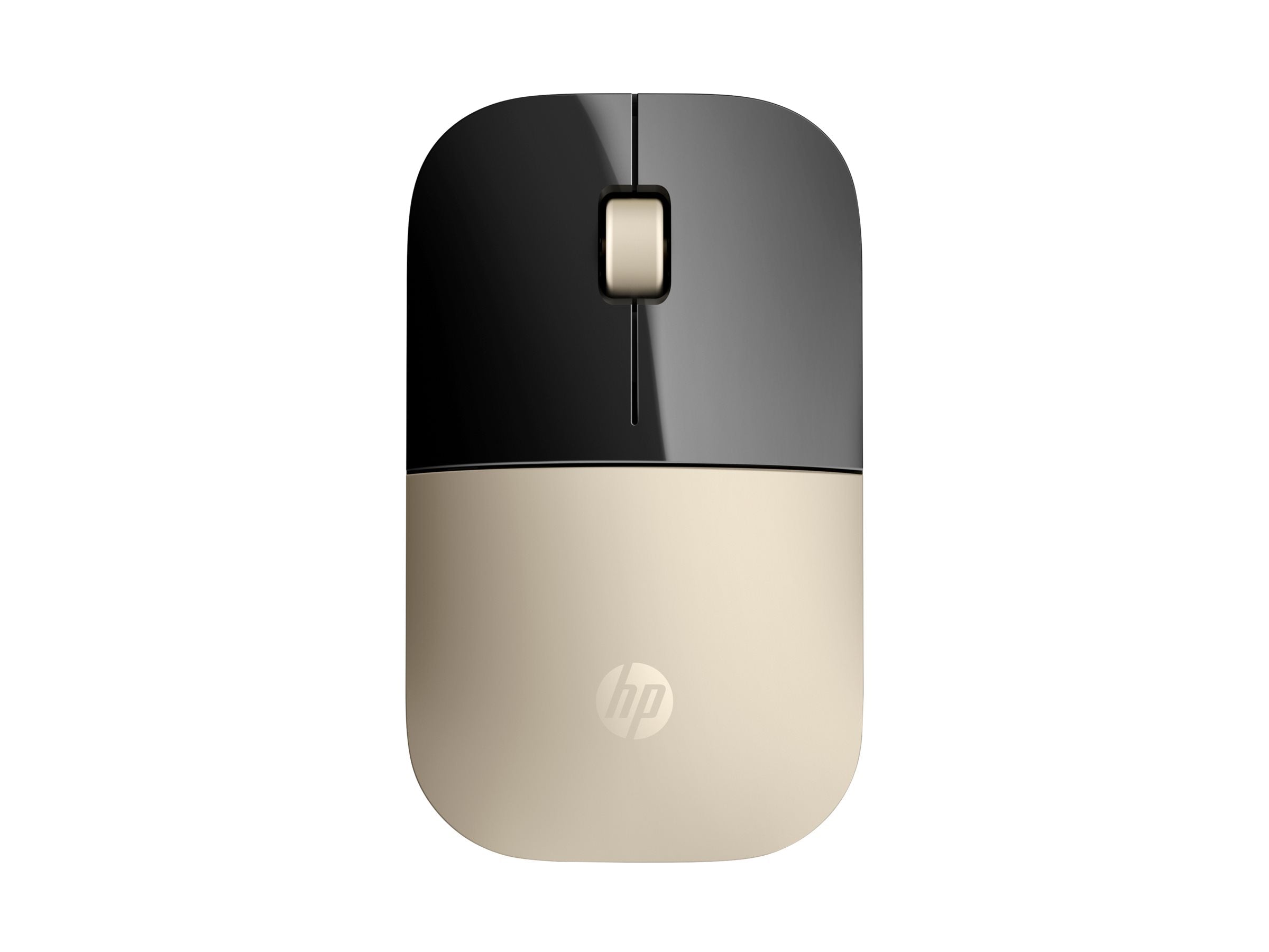 HP Z3700 Gold Wireless Mouse seitliche Ansicht