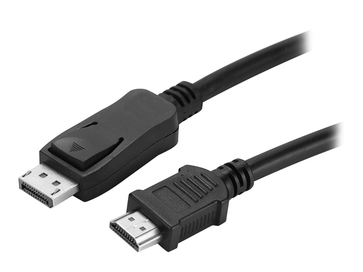 VALUE DisplayPort Kabel DP - HDTV ST/ST schwarz 10m - Vorderansicht