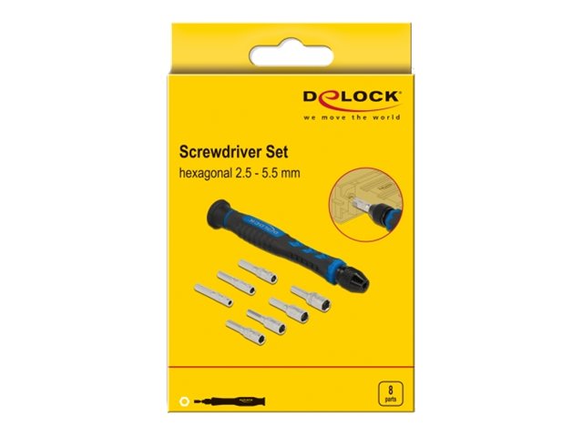 DELOCK Schraubendreherset Vorderansicht