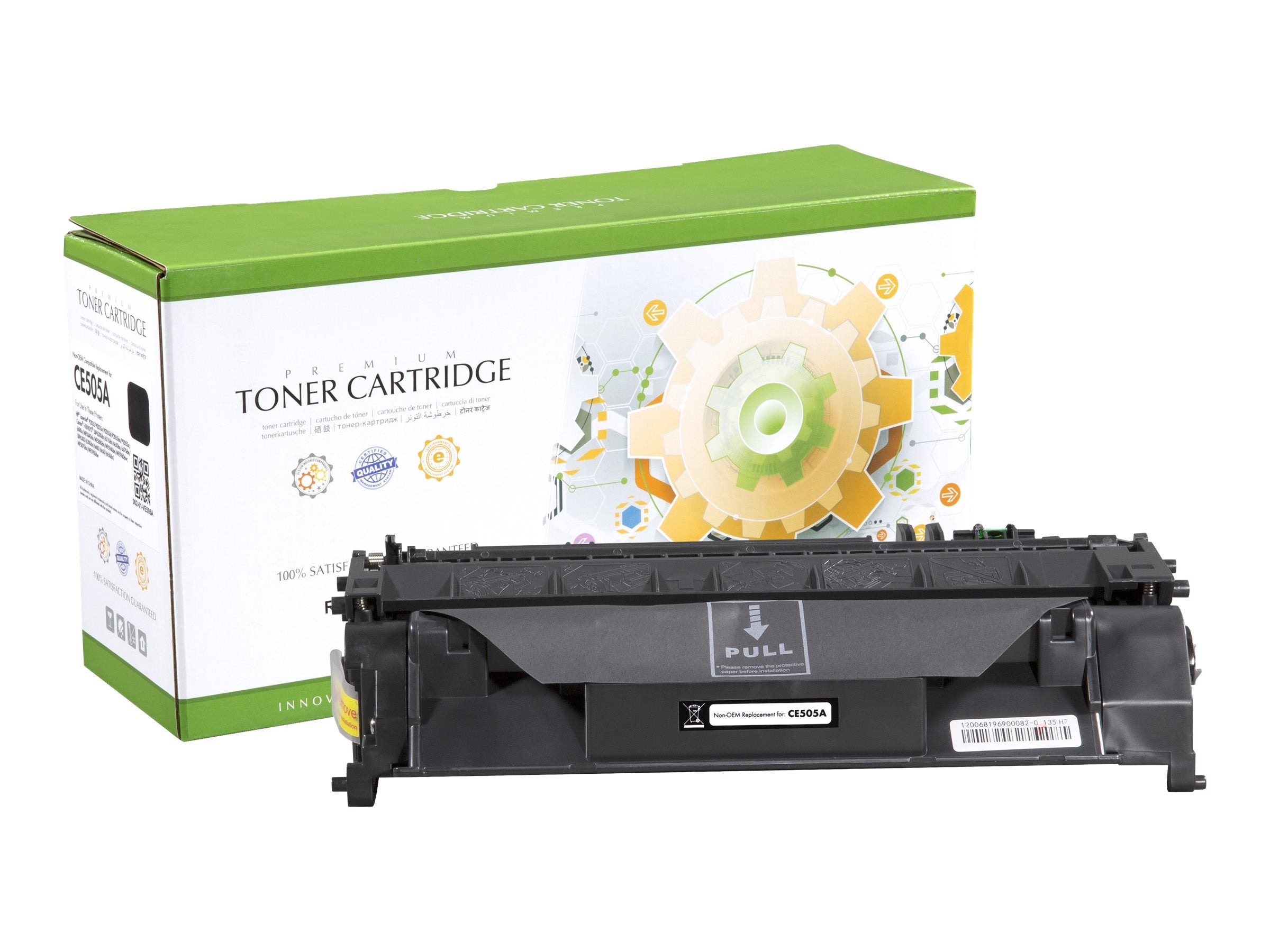 STATIC Tonerpatrone HP CE505A/Canon CRG-719H Vorderansicht