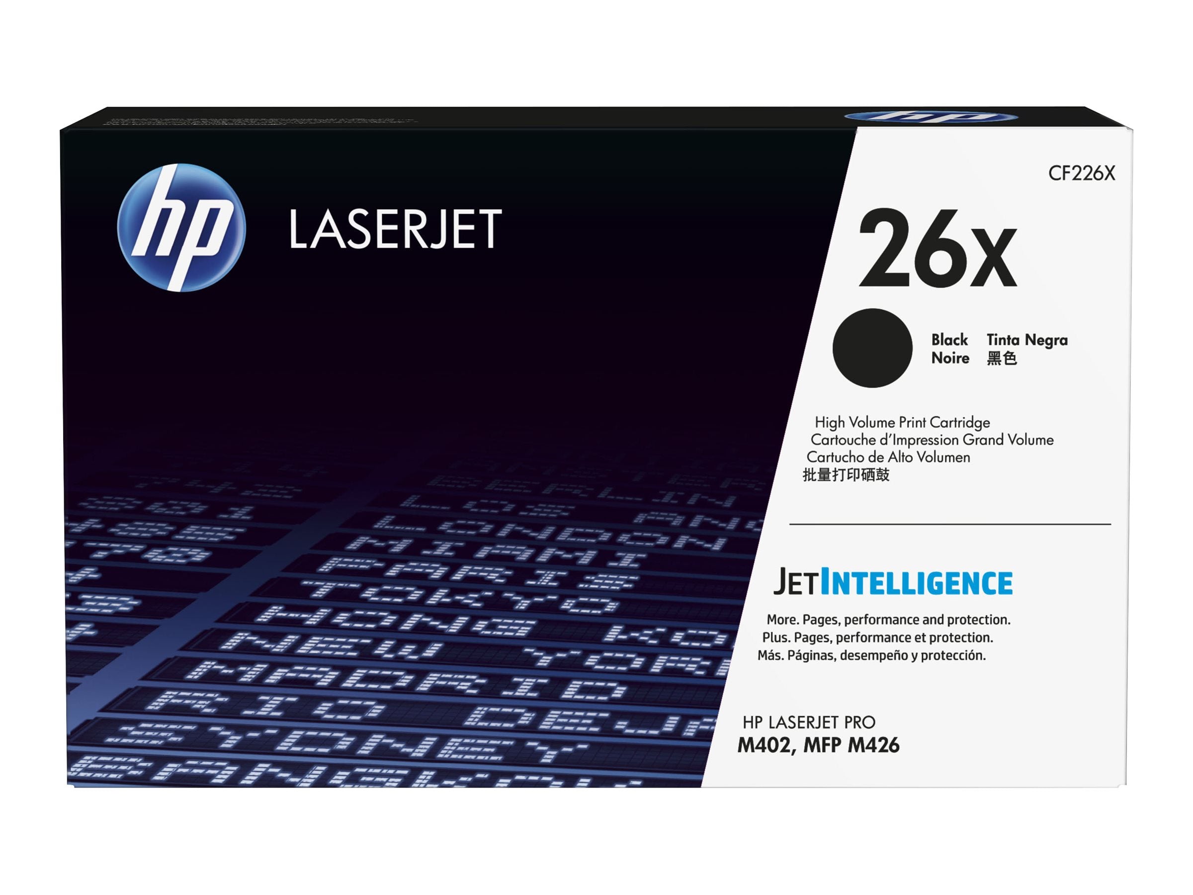 HP 26X Tonerpatrone Vorderansicht