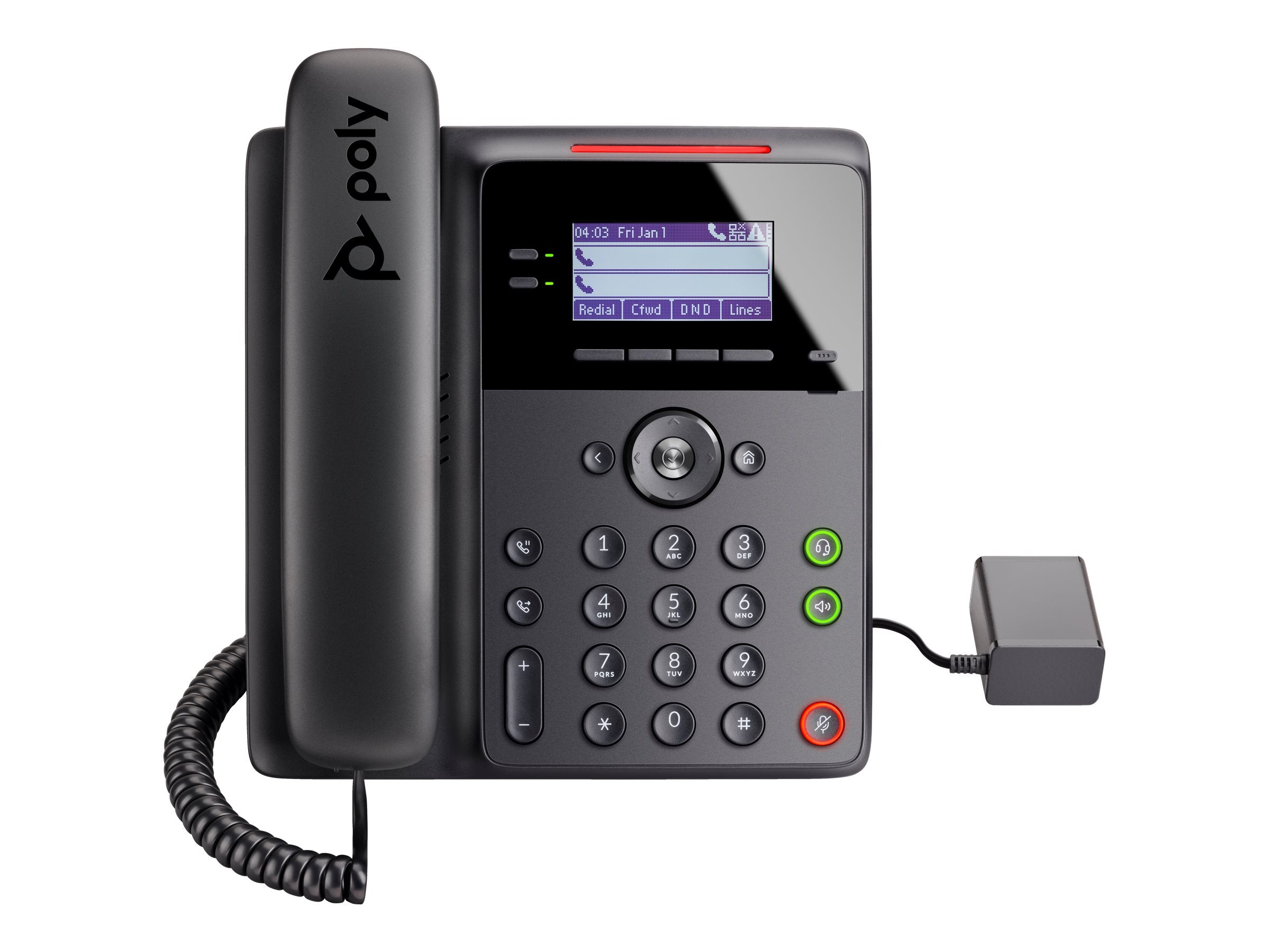 HP Poly Edge B10 VoIP-Telefon Seitenansicht