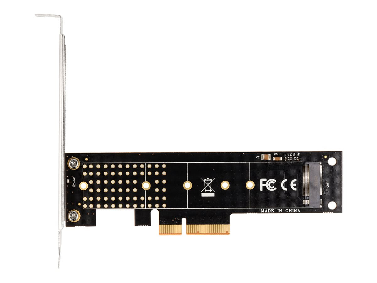 DELOCK PCI Express x4 Karte Vorderansicht