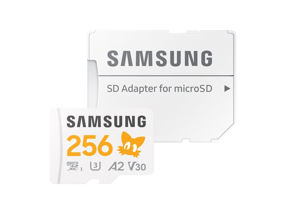SAMSUNG Sonic microSD Speicherkarte 256GB Detailansicht
