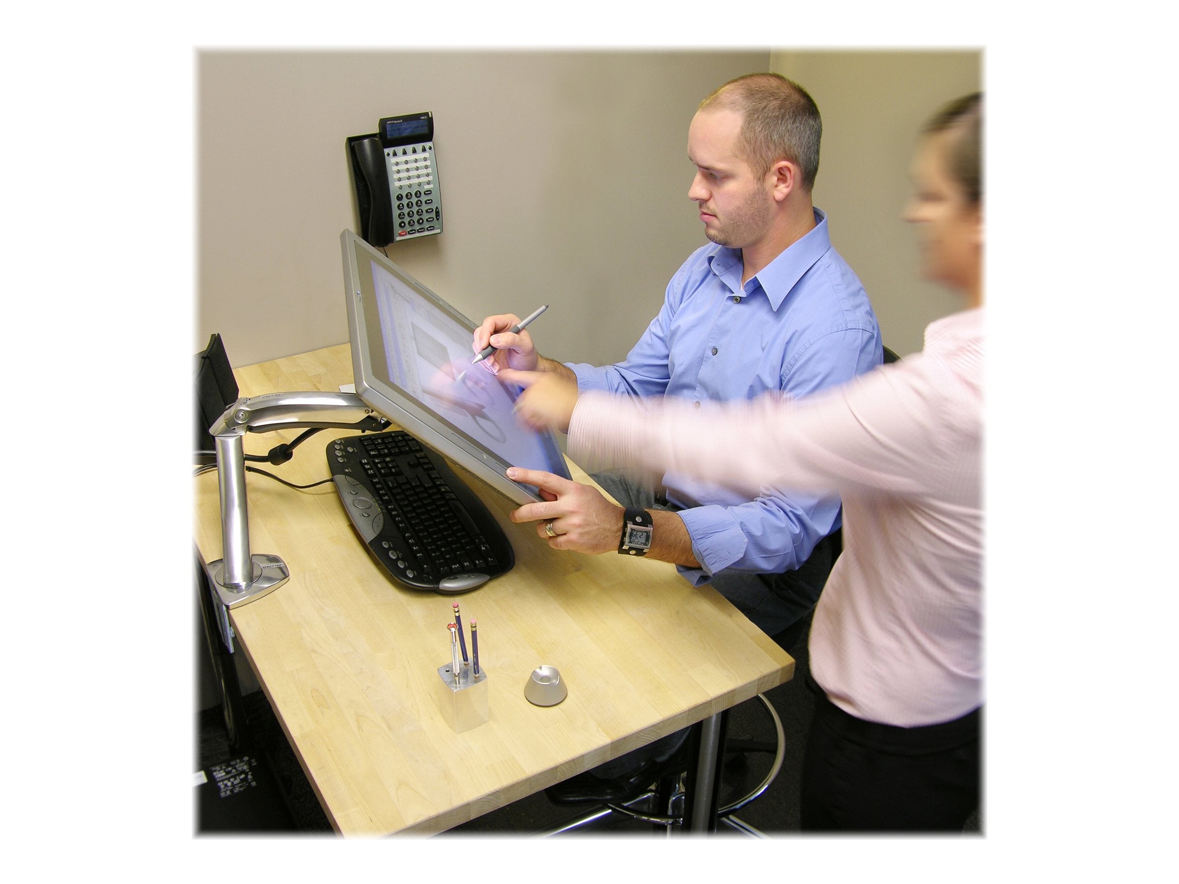 ERGOTRON MX LCD-Arm Tischmontage Detailansicht