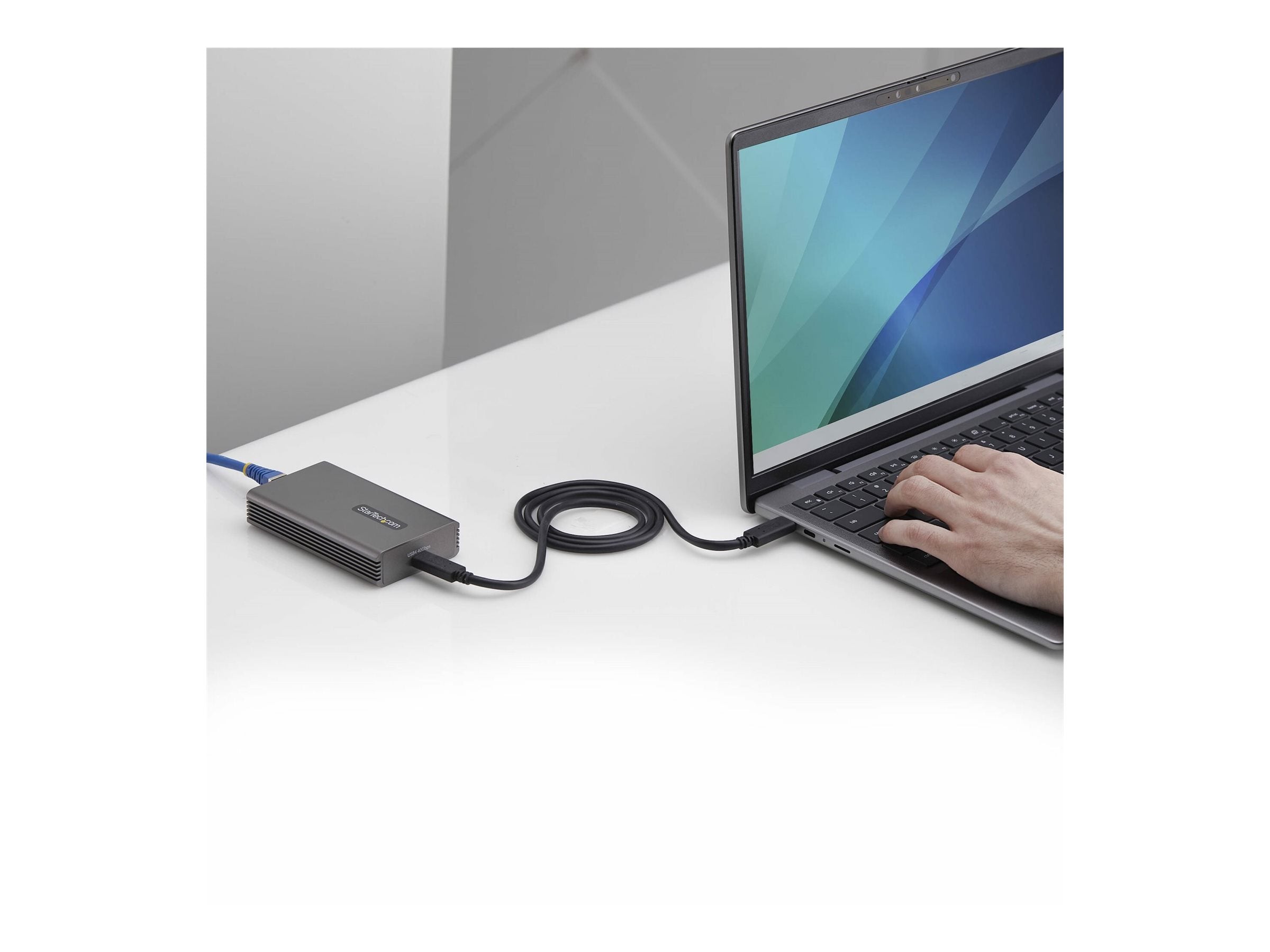 STARTECH.COM USB4 to Ethernet Adapter 10GbE Multi-Gigabit Thunderbolt Compatible 10GBASE-T/5G/2.5G NIC 10G Ethernet Adapter