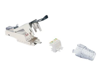 INTELLINET Cat6a 10G RJ45-Feldstecker Vorderansicht