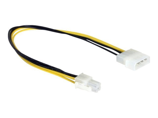 DELOCK Kabel Power Molex 4pin St -> P4 Stecker 4pin 30cm - Vorderansicht