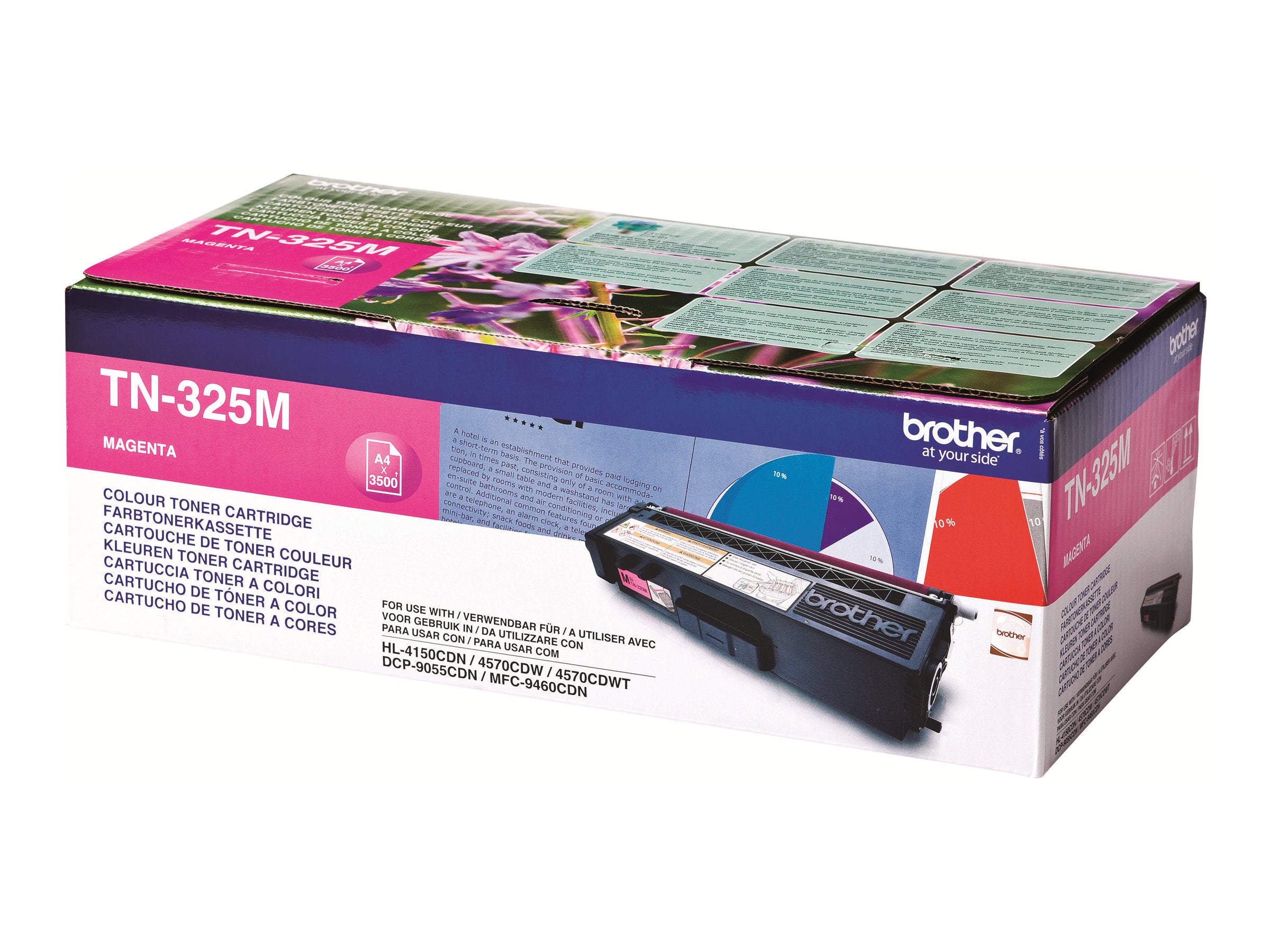 BROTHER TN-325 Toner magenta Verpackung