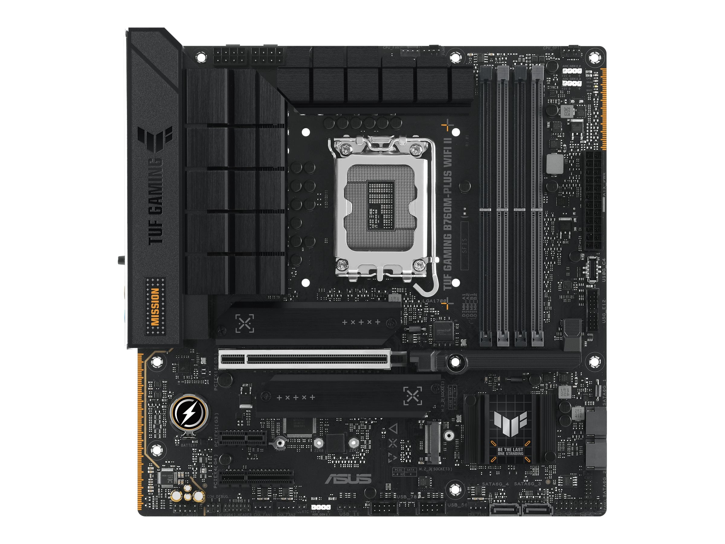 ASUS TUF GAMING B760M-PLUS WIFI II Motherboard Vorderansicht