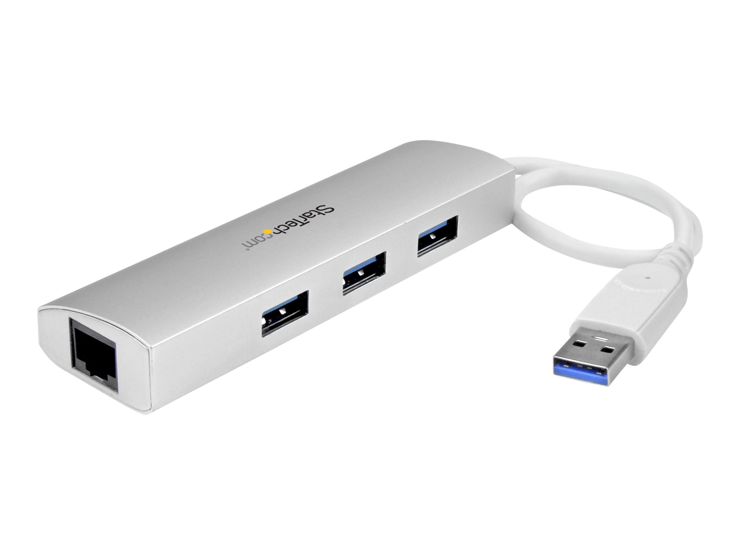 STARTECH.COM 3 Port mobiler USB 3.0 Hub Vorderansicht