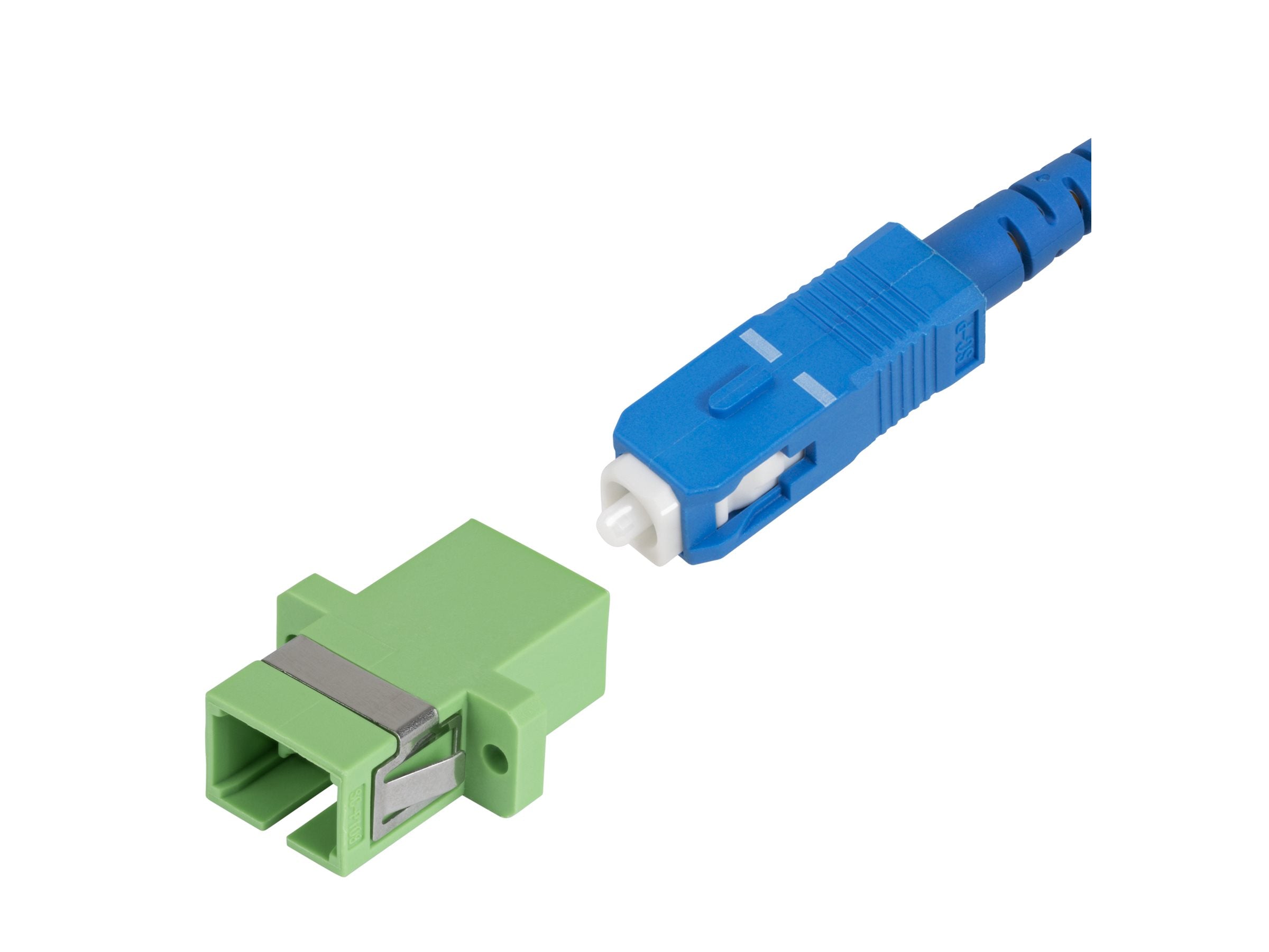 STARTECH.COM SC auf SC Kupplung 10er Pack OS2 Singlemode SC Glasfaser Kupplung mit Flansch SC/APC Simplex Adapter