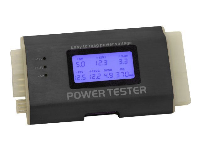 DELOCK Netzteil Tester III - Vorderansicht