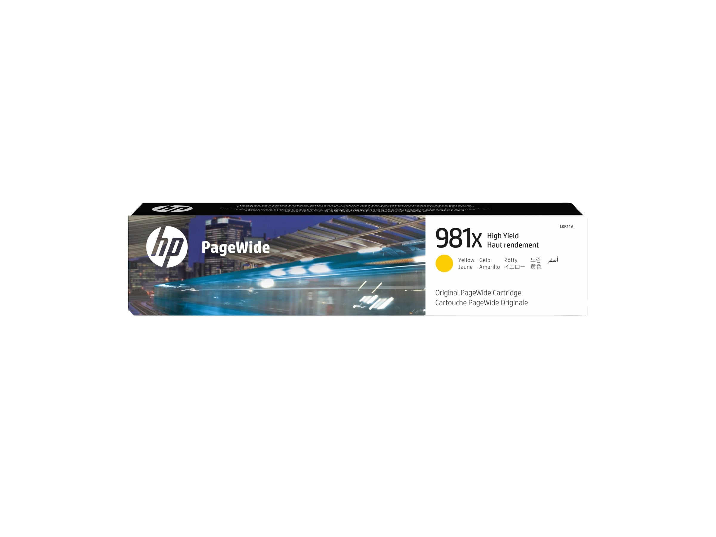 HP 981X High Yield Gelb PageWide Cartridge Verpackung