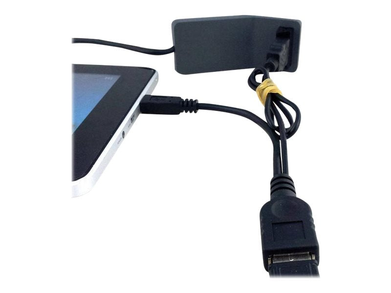 TECHLY USB 2.0 Kabel OTG A F Micro USB M 30cm Schwarz - Verpackung