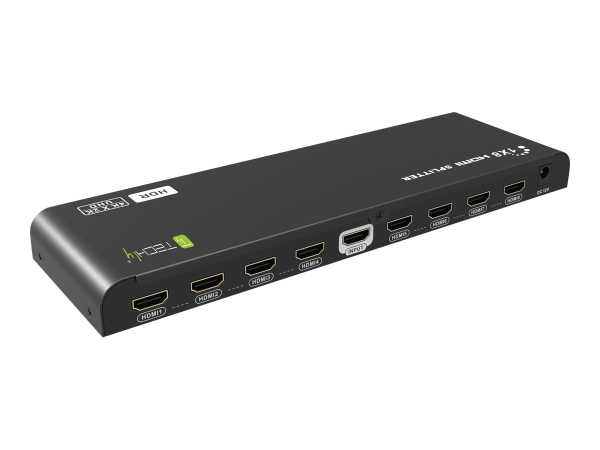 TECHLY HDMI2.0 Splitter 4K 8-Port HDR Verpackung