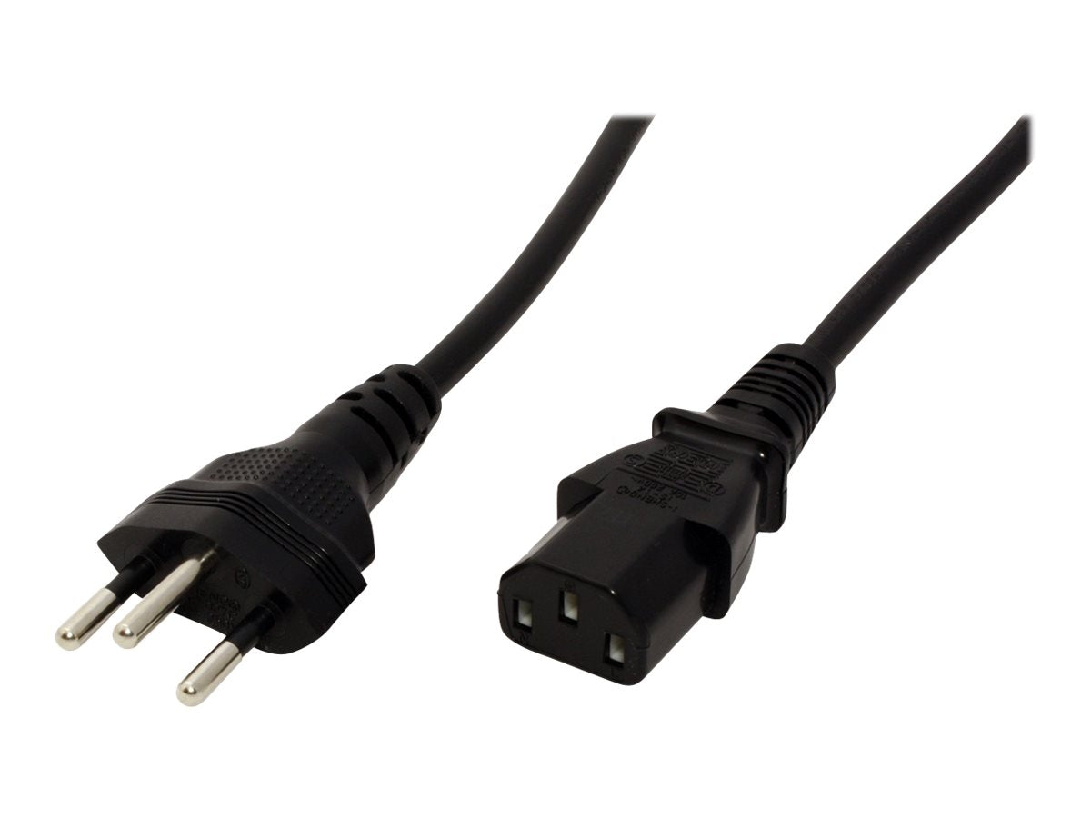 VALUE Netzkabel T12 auf C13 schwarz 1,8m Verpackung