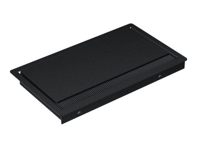 BACHMANN CONI COVER Einbaurahmen schwarz 3fach - Vorderansicht