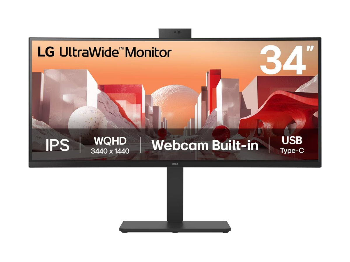 LG 34BA85QE-B.AEU Monitor seitliche Ansicht