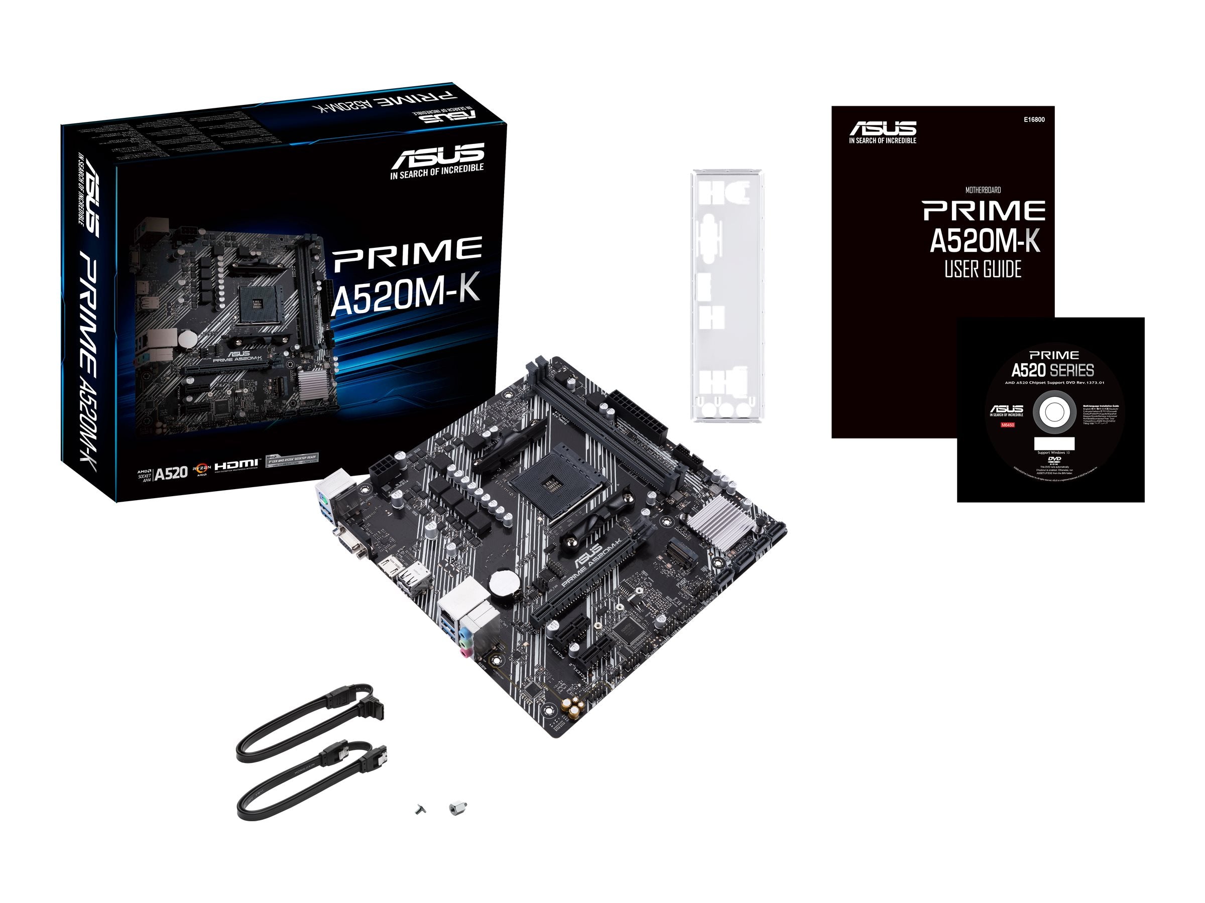 ASUS PRIME A520M-K Motherboard Vorderansicht