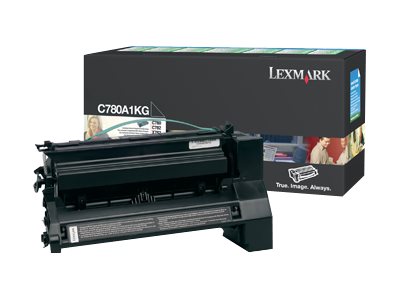 LEXMARK C782, X782e Toner schwarz kleine Kapazität Vorderansicht