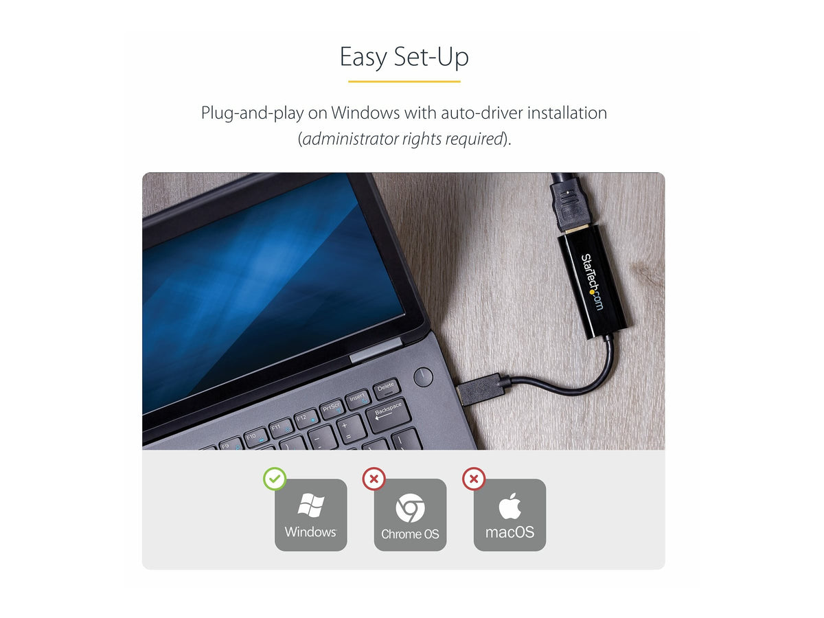 STARTECH.COM Slim USB 3.0 to HDMI Adapter Anschlussansicht