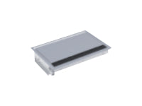 BACHMANN CONI Einbaurahmen 3-fach Edelstahl