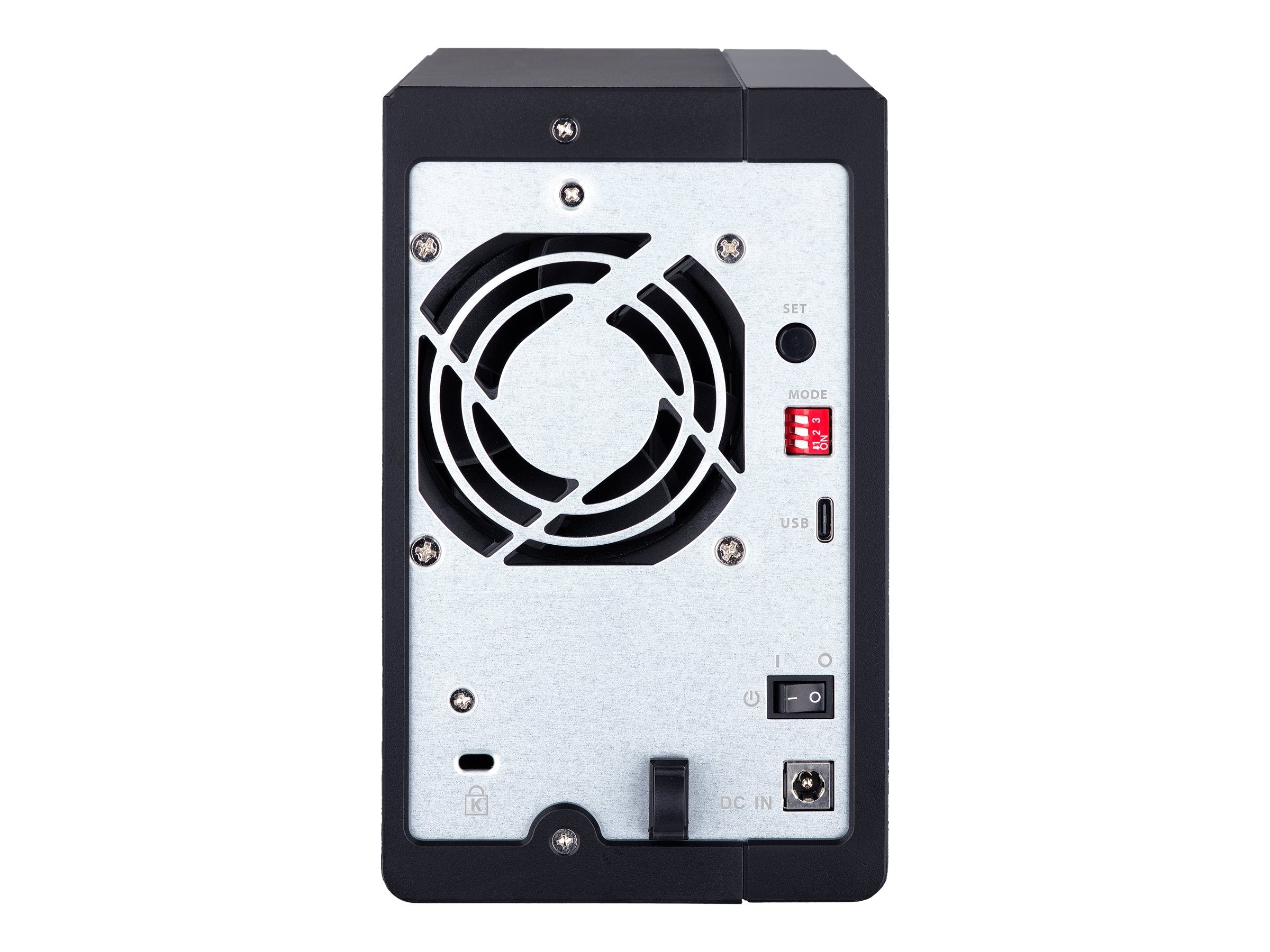 QNAP TR-002 Festplatten-Array Anschlussansicht