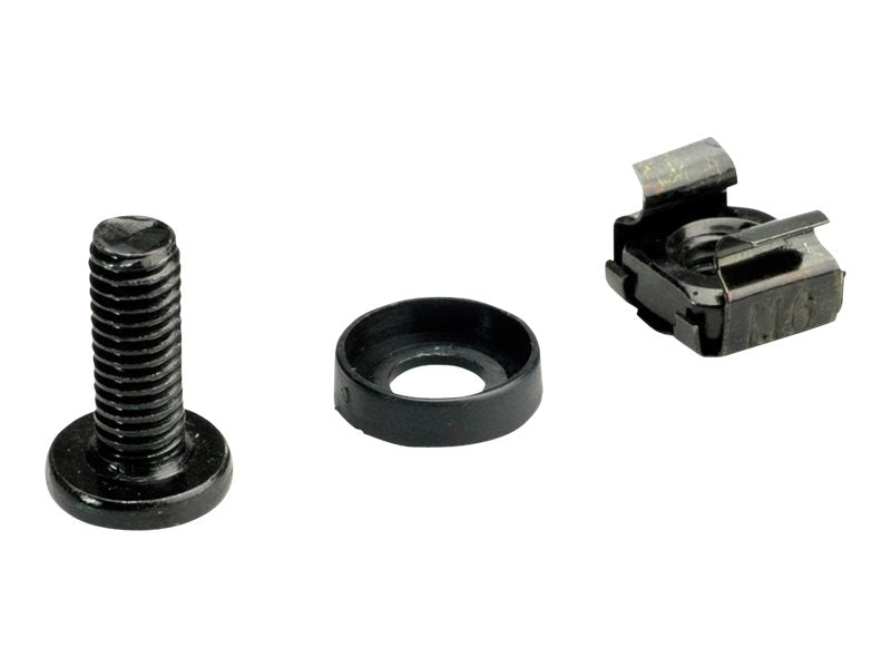 ROLINE Montagematerial für 48,26cm-Komponenten M6 100 fach schwarz - Verpackung