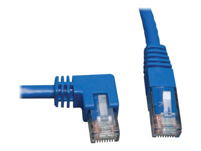 EATON TRIPPLITE Left-Angle Cat6 Gigabit Molded UTP Ethernet Cable RJ45 Left-Angle M to RJ45m Blue 5 ft. 1